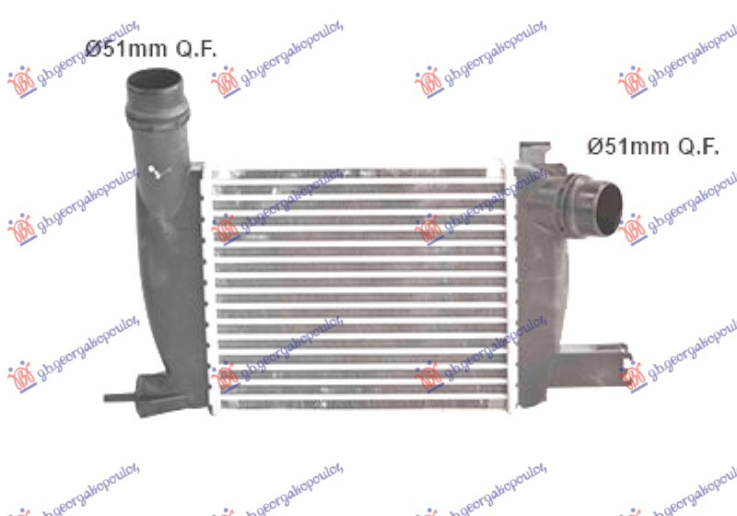 Intercooler 1.6 benzin (256x218)