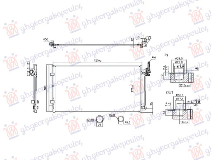 Hladnjak klime 1.5 benzin/hibrid (800x384) (NISSENS)