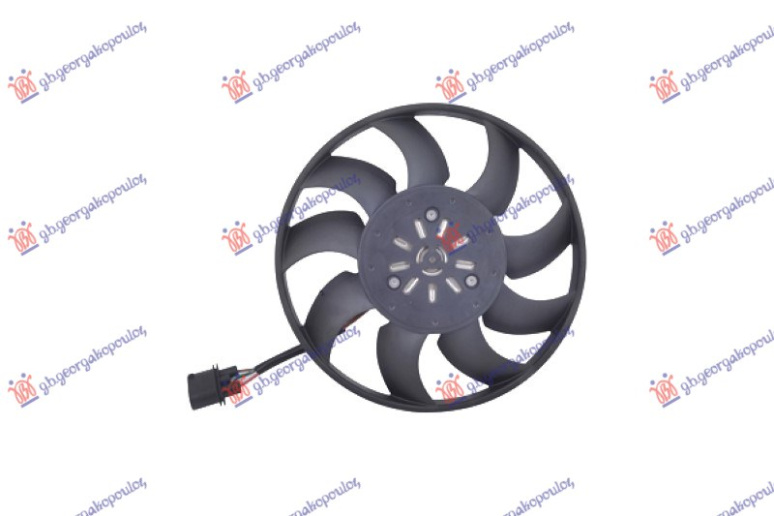 Ventilator (motor + ventilator) 1.0 benzin (500W) (360mm)