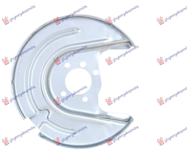 Zaštitni lim stražnjeg kočionog diska (promjer lima 274/52mm) (promjer diska 253mm)