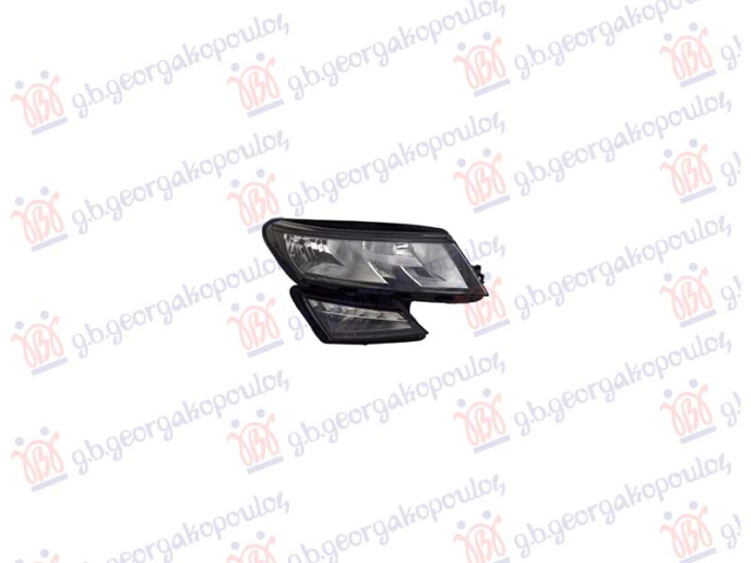 Far sa maglenkom (H7/H7/LED) (E) (TYC)