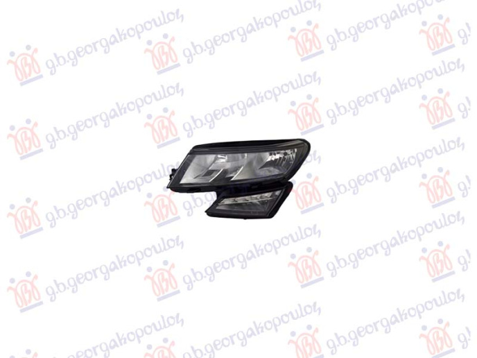 Far sa maglenkom (H7/H7/LED) (E) (TYC)