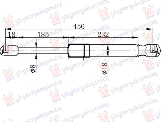 Amortizer haube (457L-420N)