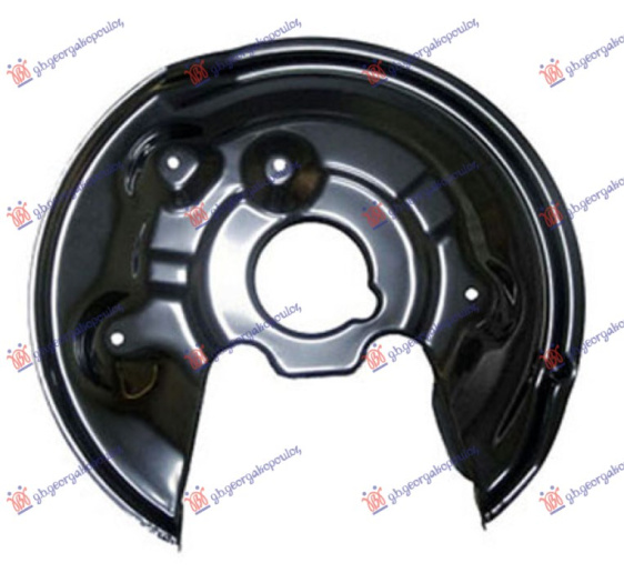 Zaštitni lim stražnjeg kočionog diska (promjer diska 282mm) (aluminijski)