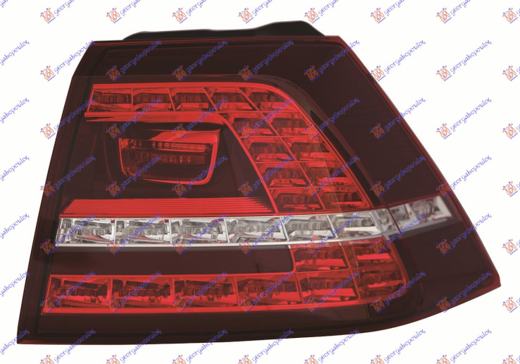 Stražnje svjetlo vanjsko GTI LED