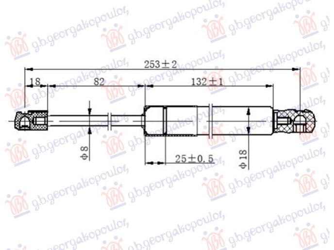 Amortizer haube (253L-410N)