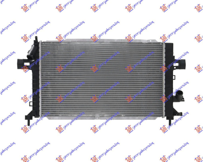 Hladnjak motora 1.3-1.7-1.9 dizel - 2.0 benzin. ručni/automatski sa klimom (600x368) (lemljeni) (NRF)