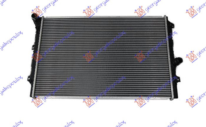 Hladnjak motora 1.4-2.0 TSI/TFSI benzin - 2.0 TDI dizel (650x445) (NRF)