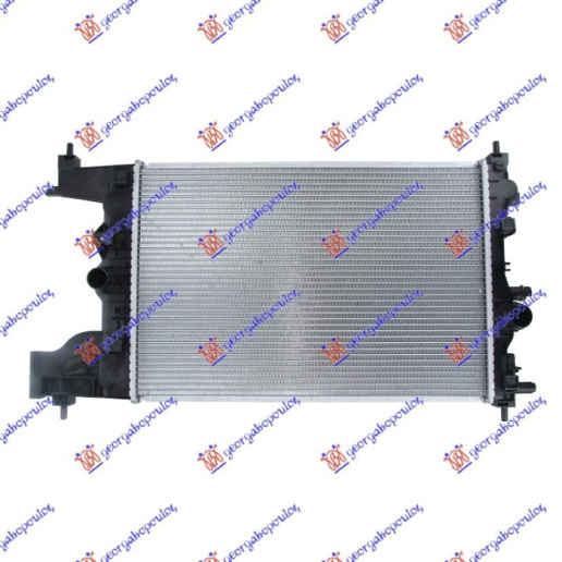 Hladnjak motora 1.4-1.6-1.8 benzin. ručni (580x390) (NRF)