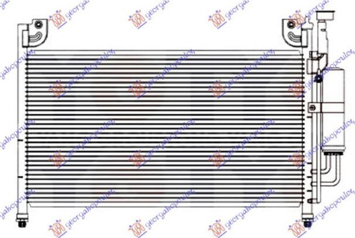 Hladnjak klime benzin/dizel (575x335x16) (MARELLI)