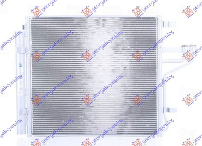 Hladnjak klime 1.0-1.2 benzin (400x380x12) (MARELLI)