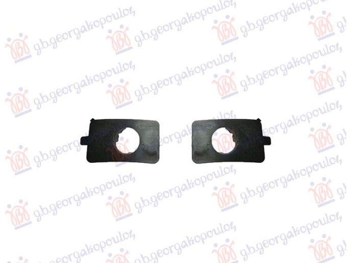 Nosač parkirnih senzora stražnjeg branika crni (M-SPORT) (set 2 komada)