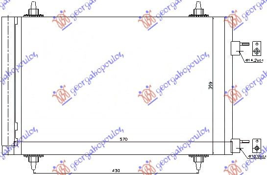 Hladnjak klime benzin-dizel (535x361) (NRF)