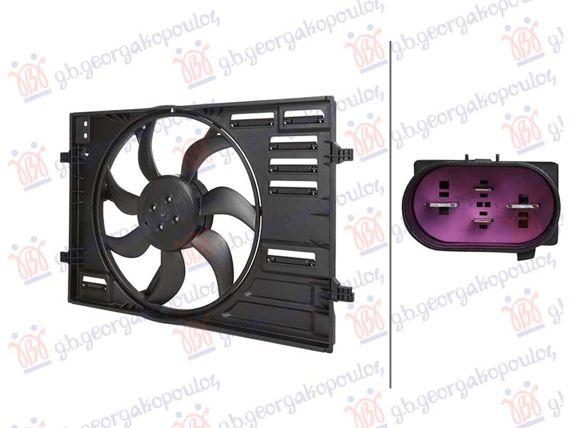 Ventilator (457mm) (500W) (4 pina)