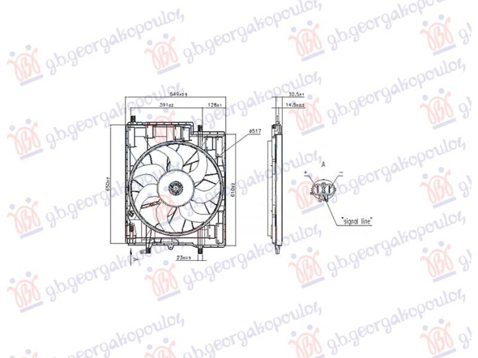 Ventilator 2.0 dizel-2.0 benzin/hibrid