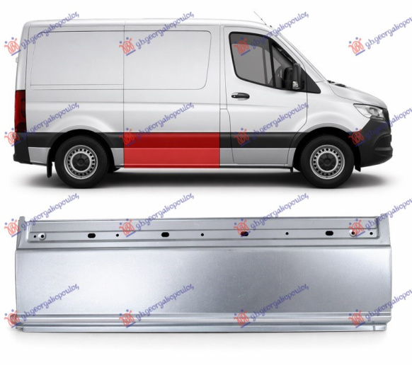 Donji panel za popravak bočne stranice (3250mm) (40cm)