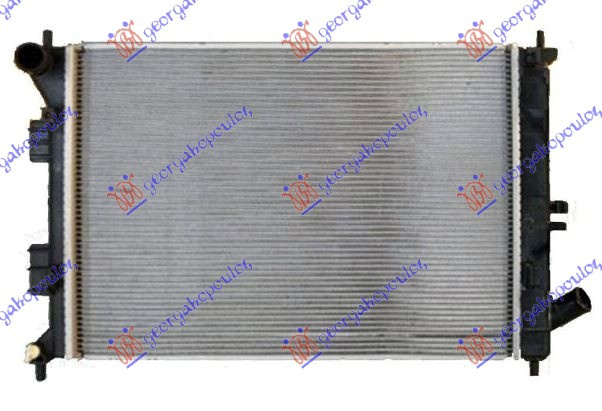 Hladnjak motora 1.4-1.6-1.8 benzin. ručni (550x390x16) (VALEO)