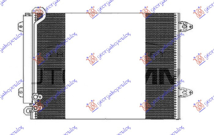 Hladnjak klime 1.6 16V/FSI-2.0 FSI benzin - 1.6-1.9-2.0 TDI dizel (570x430x16) (NRF)