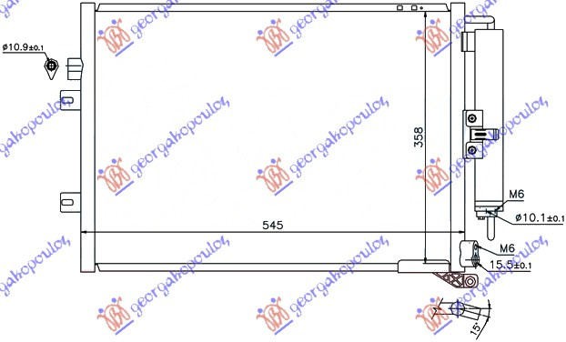 HLADNJAK KLIME BENZIN (51x38)