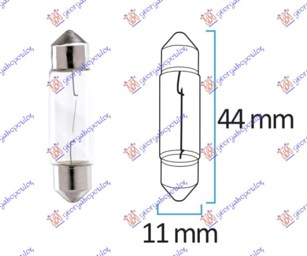 žarulja 24V (5W) SV85 5X41