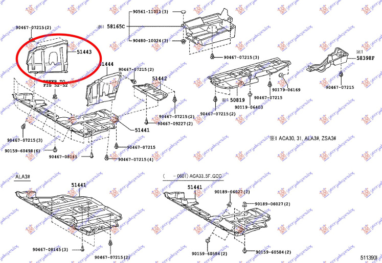 PREDNJI POKLOPAC MOTORA PLASTIČNI (FR. DIO)