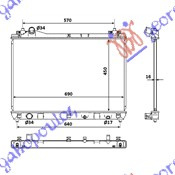 HLADNJAK MOTORA 1.9 DDiS (45x69x16) (KOYO)