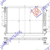 HLADNJAK MOTORA 2.7 i24V-2.5TDi (63x45x30) M/T