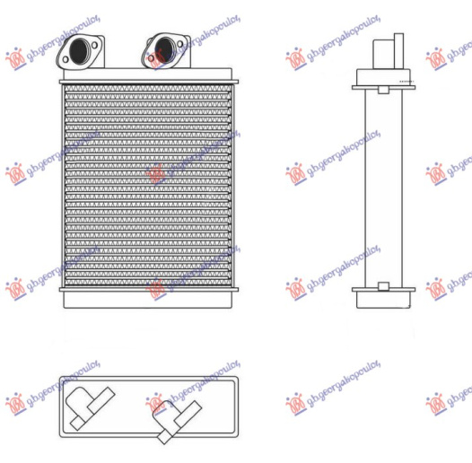 HLADNJAK KABINE 2.5 DIESEL (180x159x32)