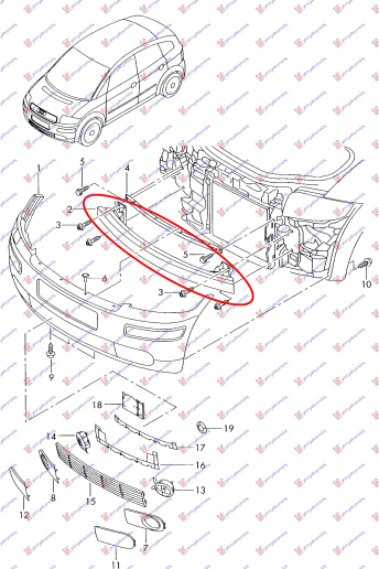 OJAČANJE PREDNJEG BRANIKA ALUMINIJ