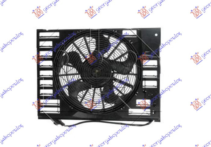 KOMPLET VENTILATORA 3.6-4.4-6.0 BENZIN (400mm) (3PIN)