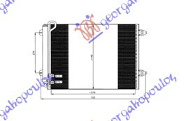 HLADNJAK KLIME 1.6 16v/FSi-2.0 FSi BENZIN - 1.6-1.9-2.0 TDi DIZEL (570x430x16)