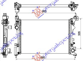 HLADNJAK MOTORA BENZIN (+/-AC) (54x37.8x2.4)