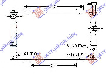 HLADNJAK MOTORA 1.5 HYBRID (600x350x16) (KOYO)