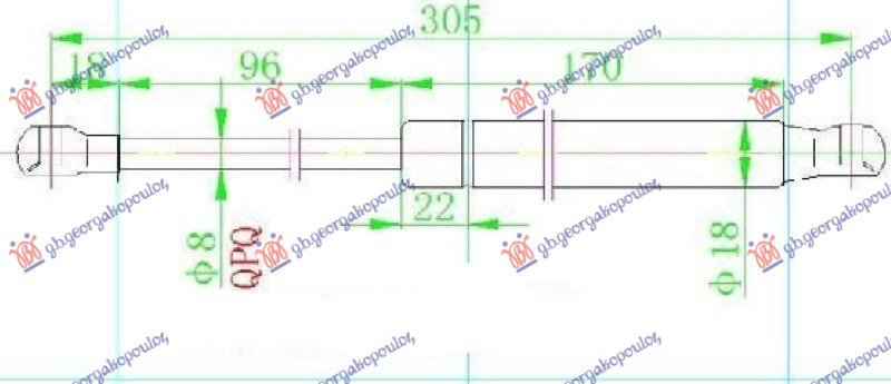 AMORTIZER HAUBE (306L-360N)