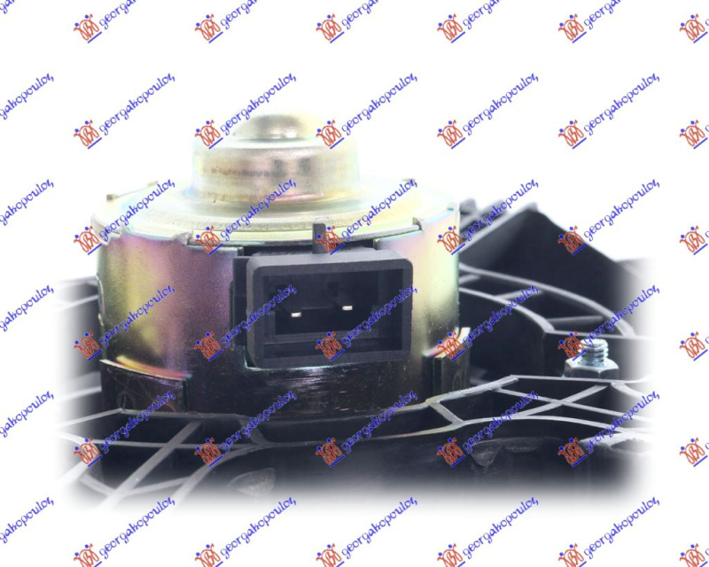 ventilator hladnjaka .komplet (28cm) 1.0cc  benzin -klime