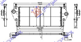 INTERCOOLER .2.0i-16V-1.9DCi (660x30x33)-07