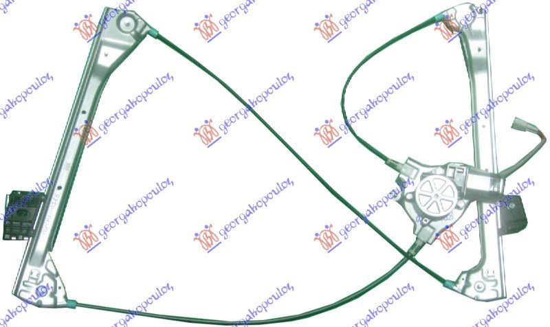 prednji podizač prozora električni  2 vrata (COUPE)