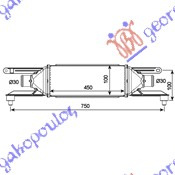 INTERCOOLER 1.3 JTD-JTDM (45x100x53)90H