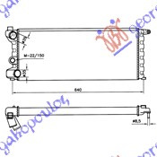 HLADNJAK MOTORA 750-1000 4Χ4 (58x25x34) 86-89