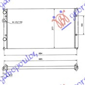 HLADNJAK MOTORA SVI MODELI BENZIN / DIZEL +A/C (63x38)