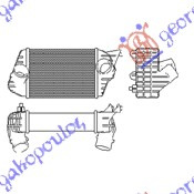 INTERCOOLER 1.9 JTD (240x175x62)