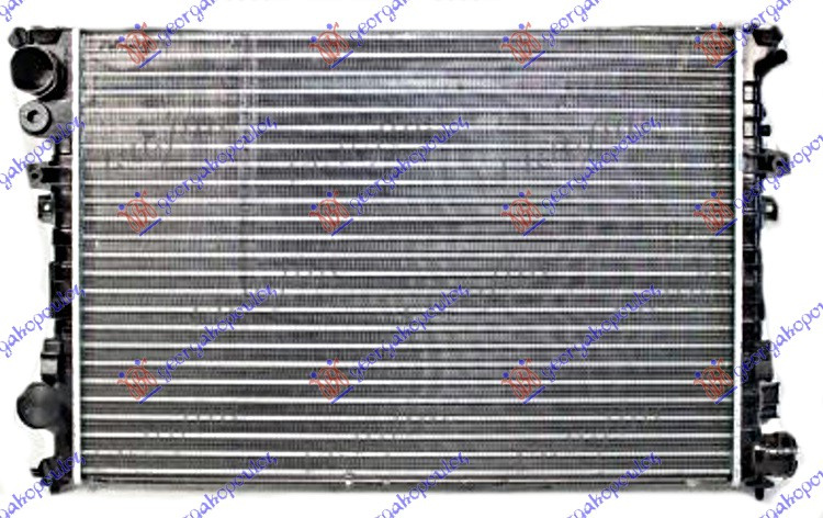 hladnjak 19-20-21 D-TD (67x446) s ventilom (VALEO CLASSIC)