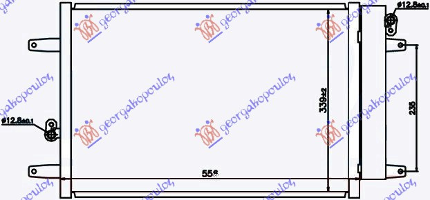 HLADNJAK KLIME PETR-DSL (52,5x36,2x16)00-