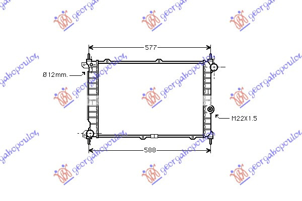 HLADNJAK MOTORA 1.7 TD (50x35)