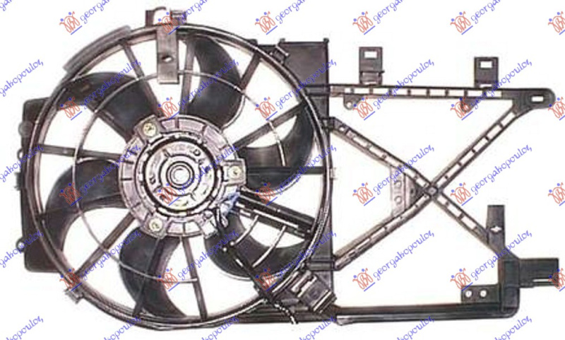 KOMPLET VENTILATORA 1.7 TD A/C