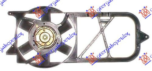 ventilator hladnjaka COMP. 1.0-1.2cc+AC  benzin