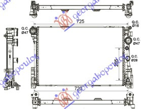 HLADNJAK MOTORA 3.0-3.5 BENZIN - 2.1-2.2-3.0 CDI DIZEL MAN/AUTO (640x430)