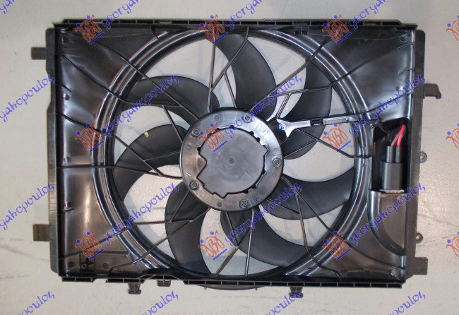 ventilator komplet  benzin-dizel (4PIN) (475mm) (400W) s CPU