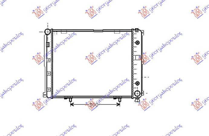 HLADNJAK MOTORA ZA SVE DIESEL MAN/AUTO +/-AC (53x49)