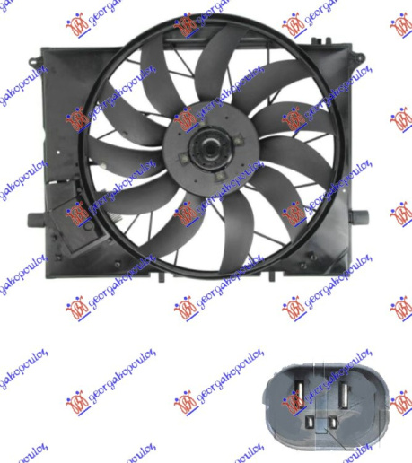 KOMPLET VENTILATORA (530 mm) (4 PIN)